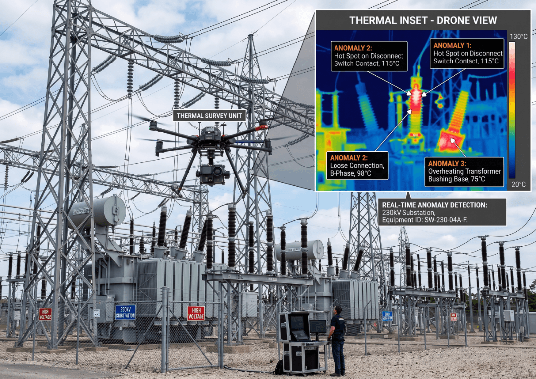230kV substation thermal · 14 sites